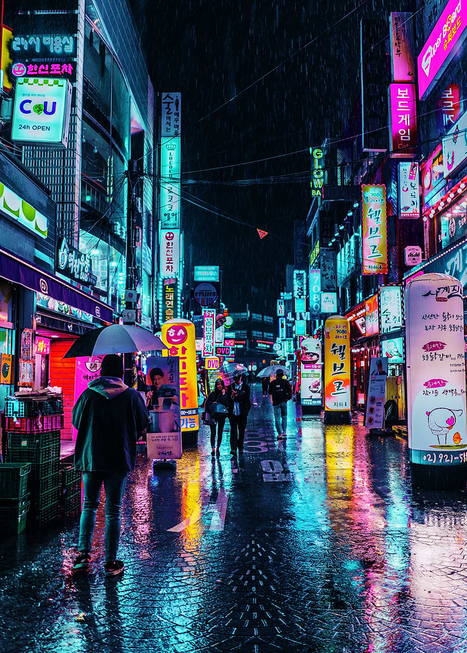 Holding an Umbrella