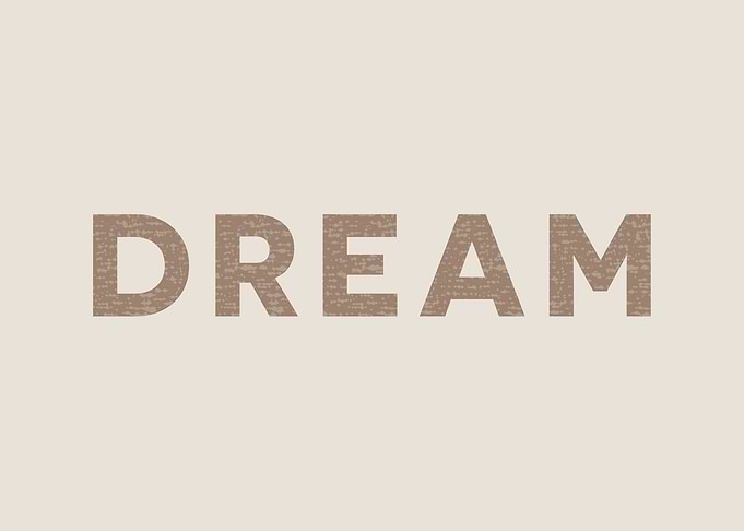 Dream Minimal Typography