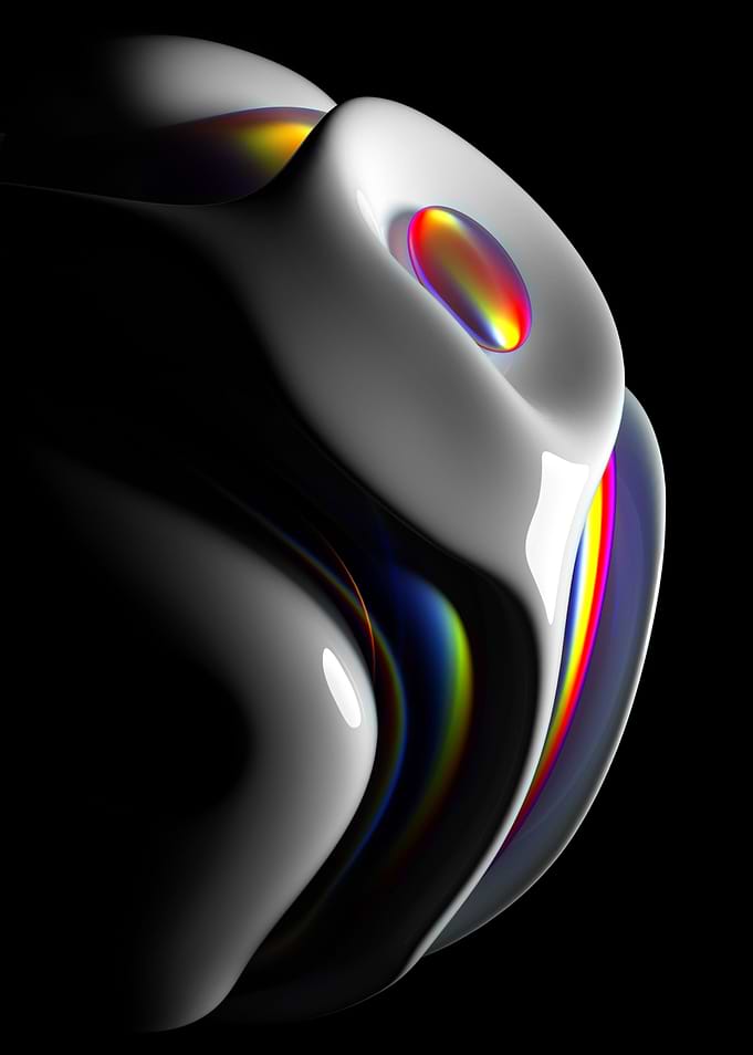 3d abstract flower