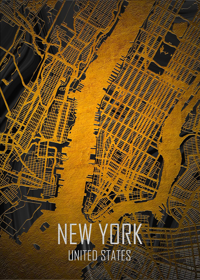New York Marble Black Gold