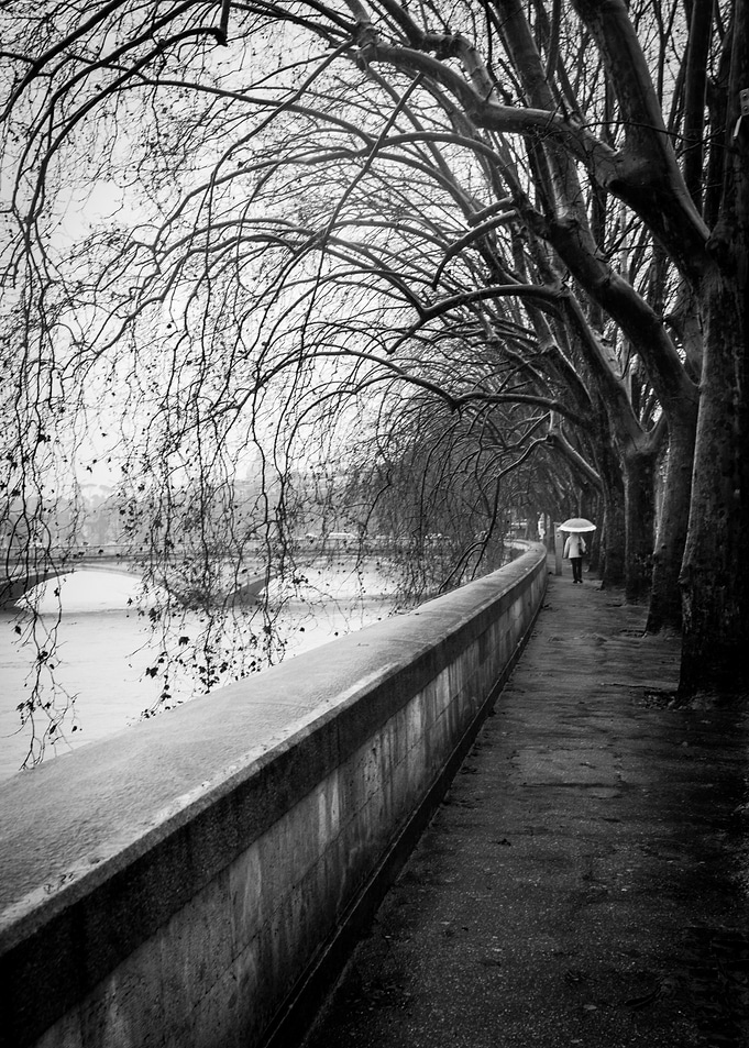Rome in black and white