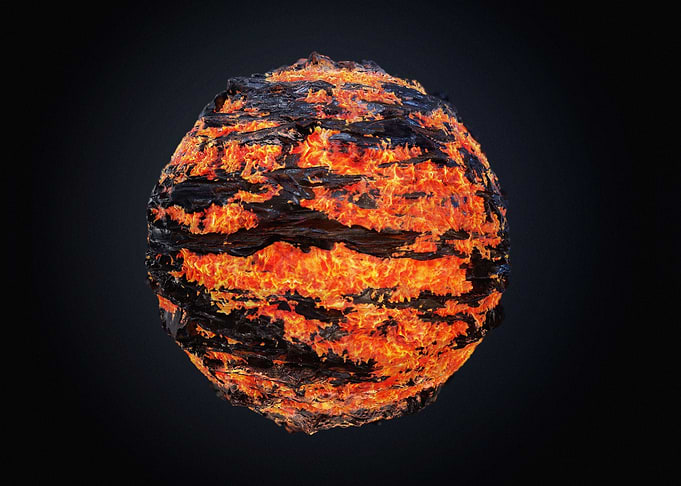 fire planet planet lava p