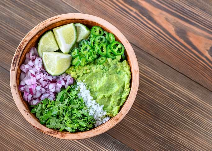 ingredients for guacamole