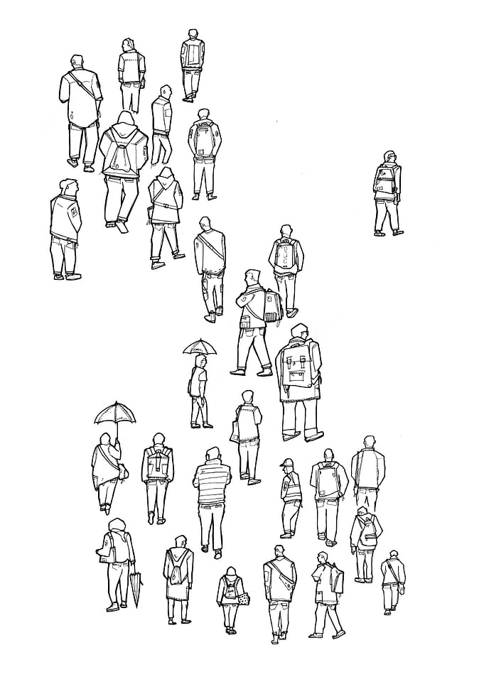 people watching