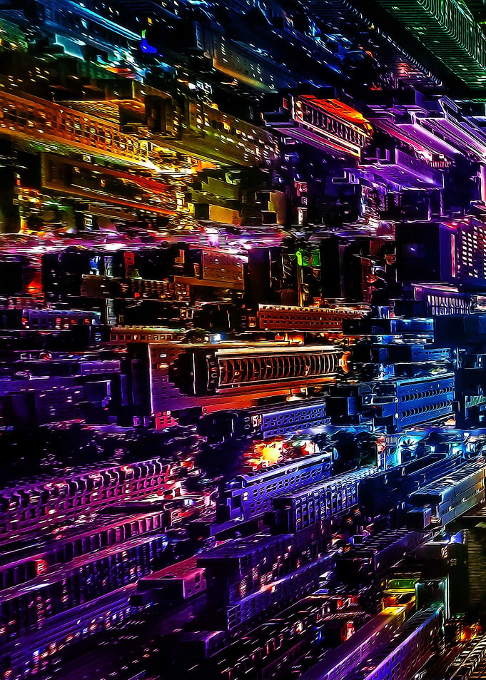 Cyberpunk City 1 of 3