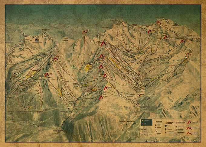 Three Valleys Ski Piste