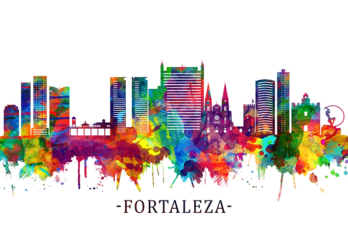 Fortaleza Brazil Skyline