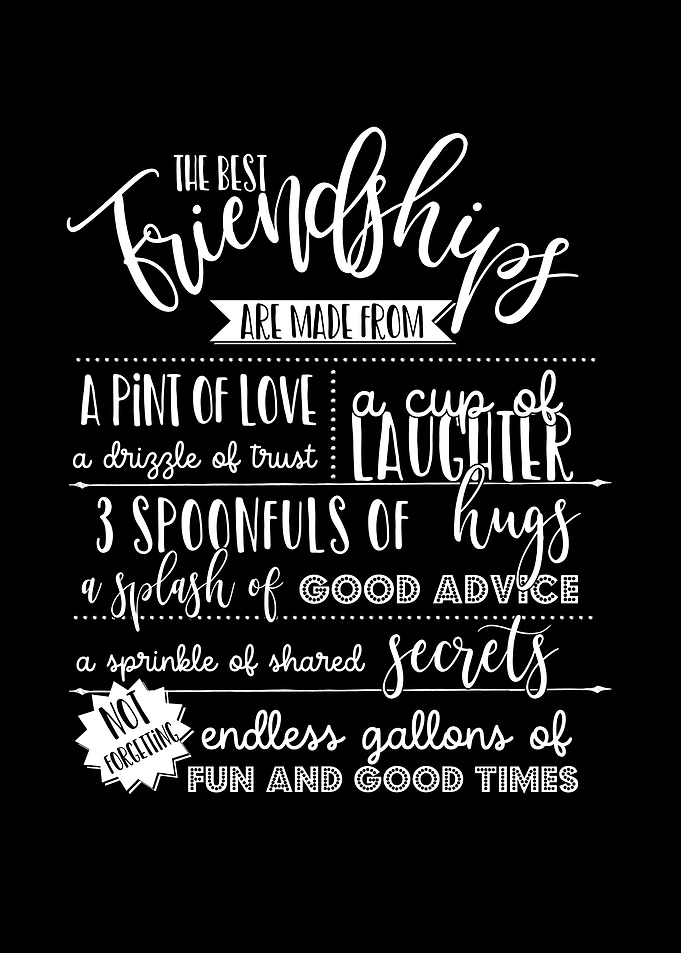 recipe for friendship