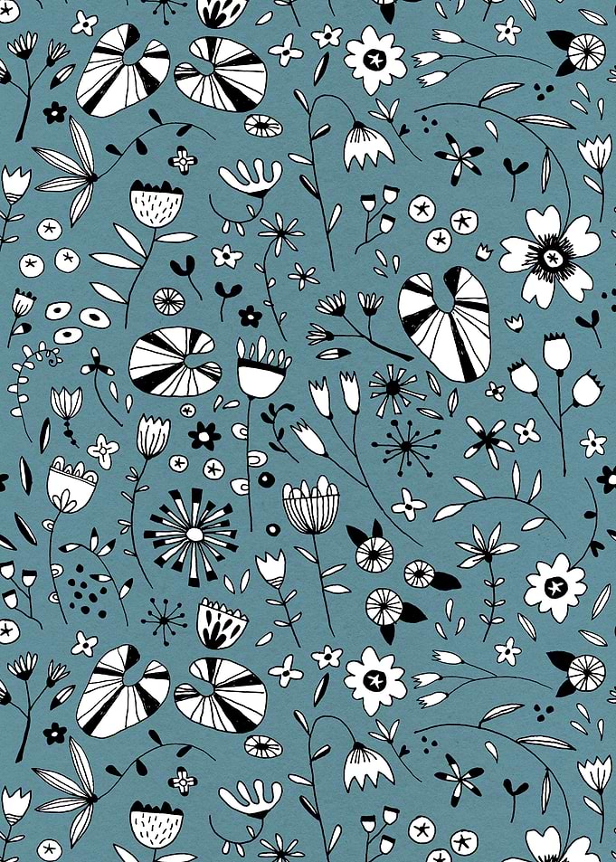 Etched Flowers
