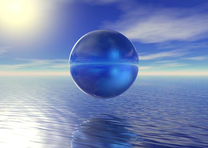 Abstract Blue