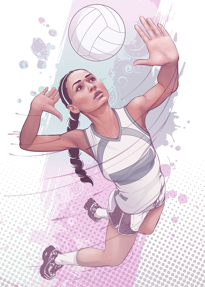 Volleyball Girls Can Fly