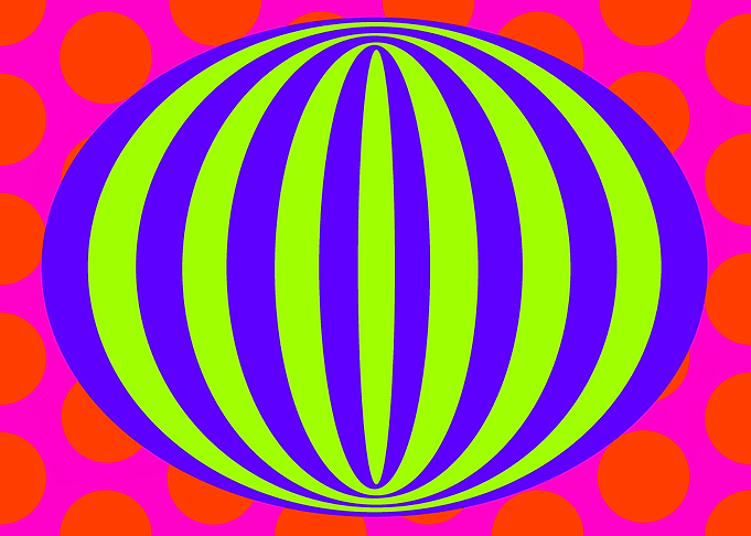 Blue Green Elipse