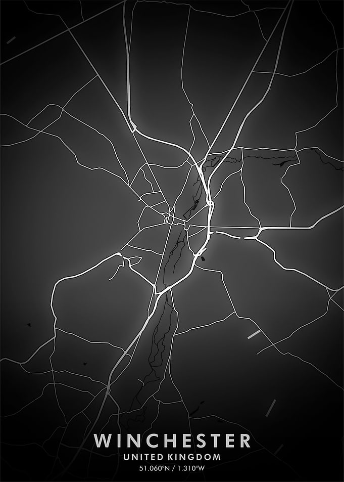 Winchester Map Posters