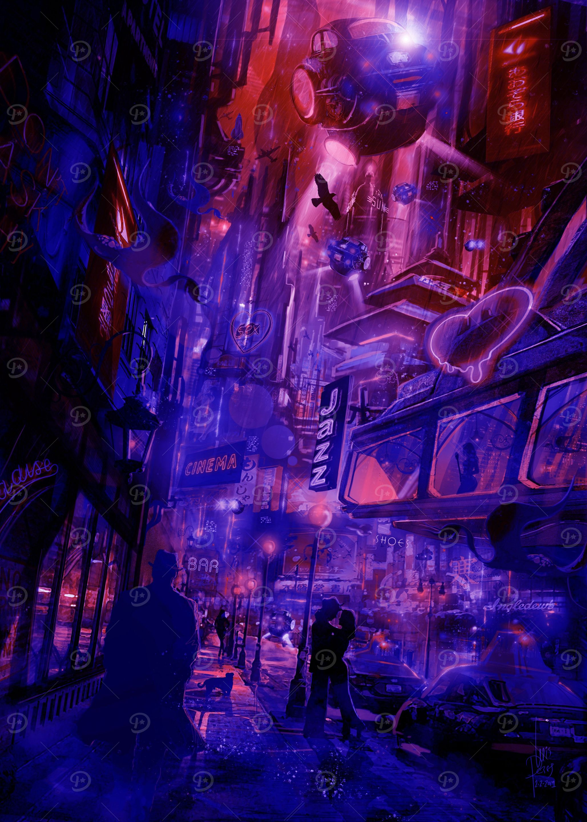 Strangers In T Night Neon