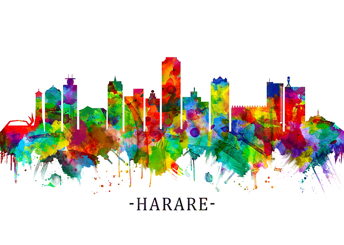 Harare Zimbabwe Skyline