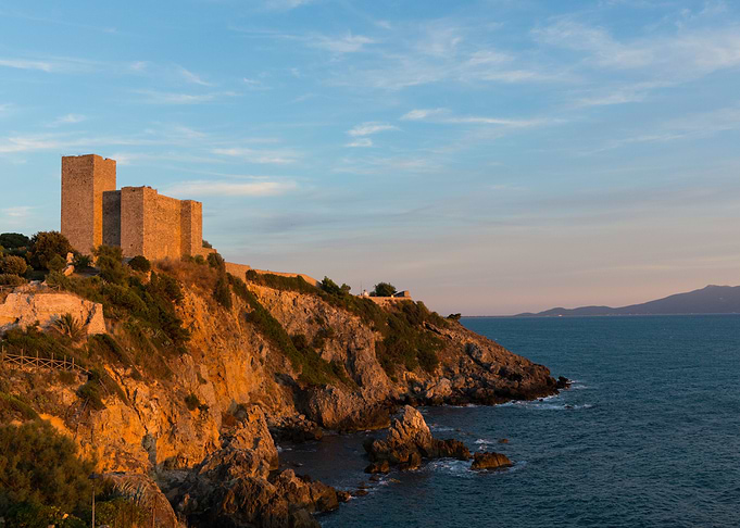 Talamone coast