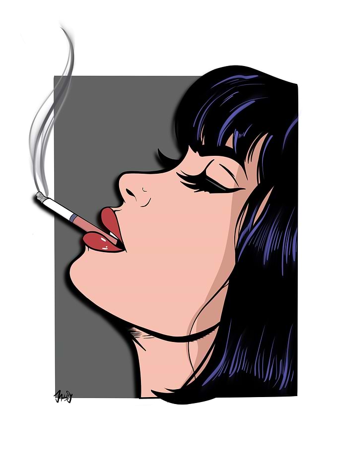 Smoking Woman