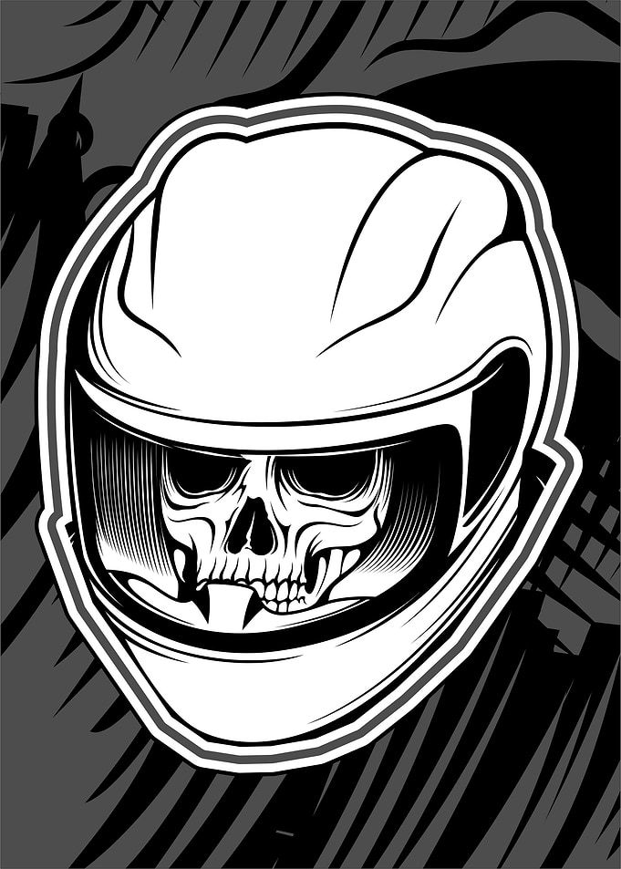 skull helmet