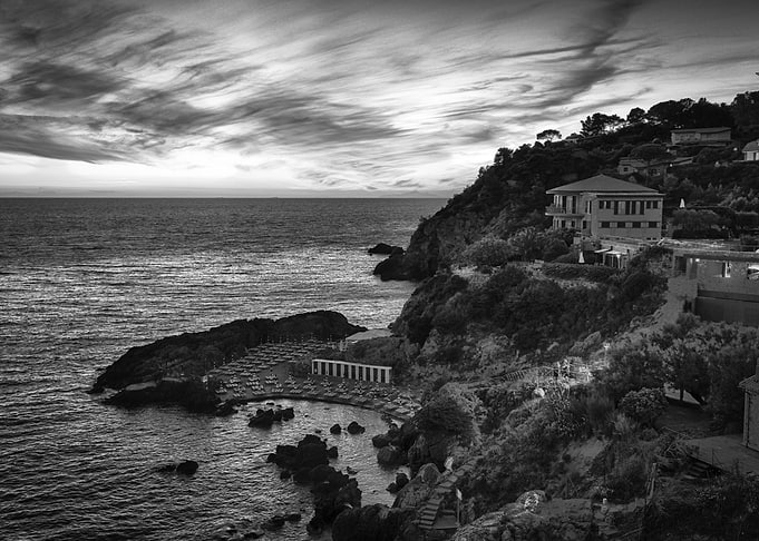 Talamone coast