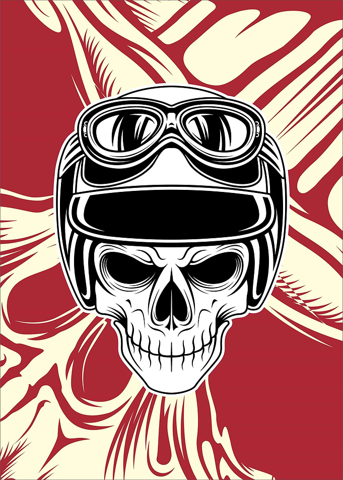 skull helmet
