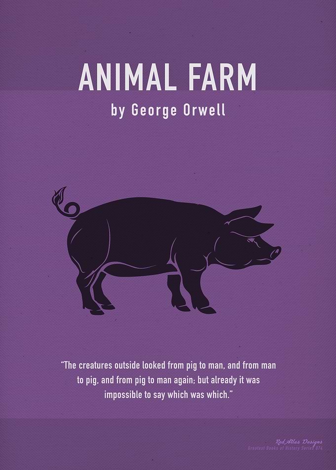 Animal Farm Orwell Art