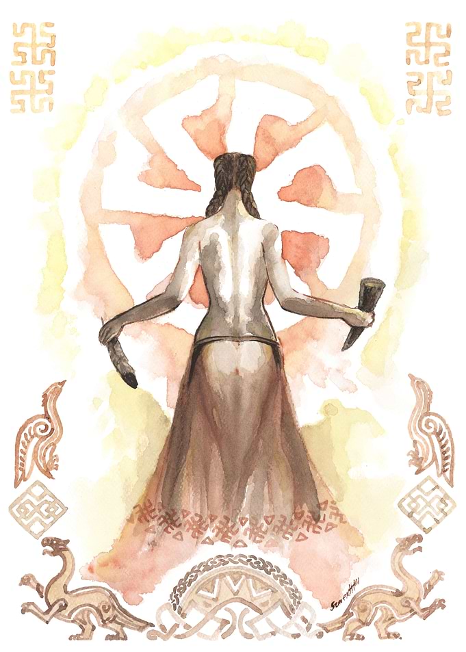 Kolovrat Pagan woman