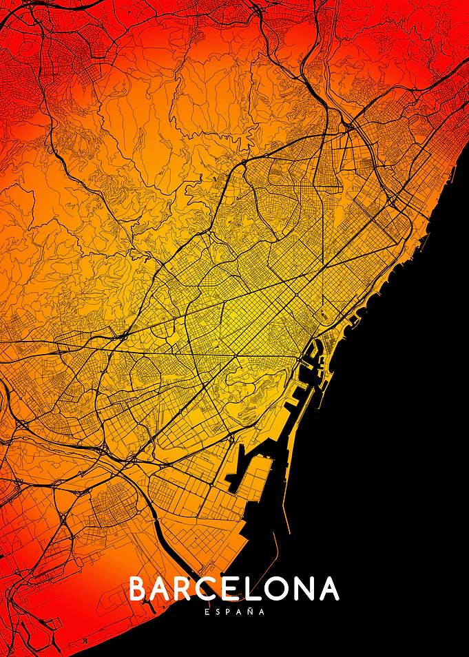 Barcelona map