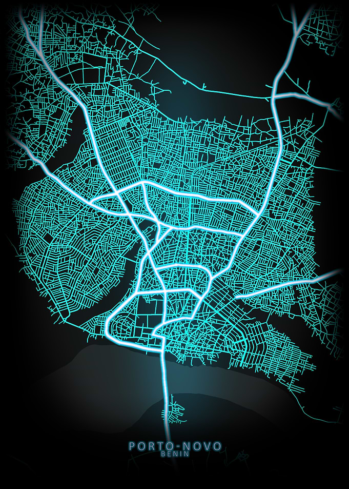 Porto Novo Benin City Map