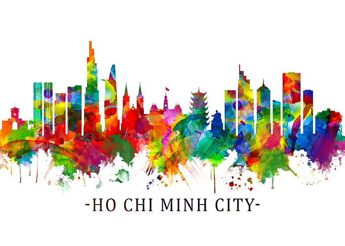 Ho Chi Minh City Skyline