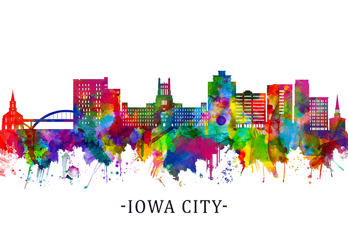 Iowa City Skyline