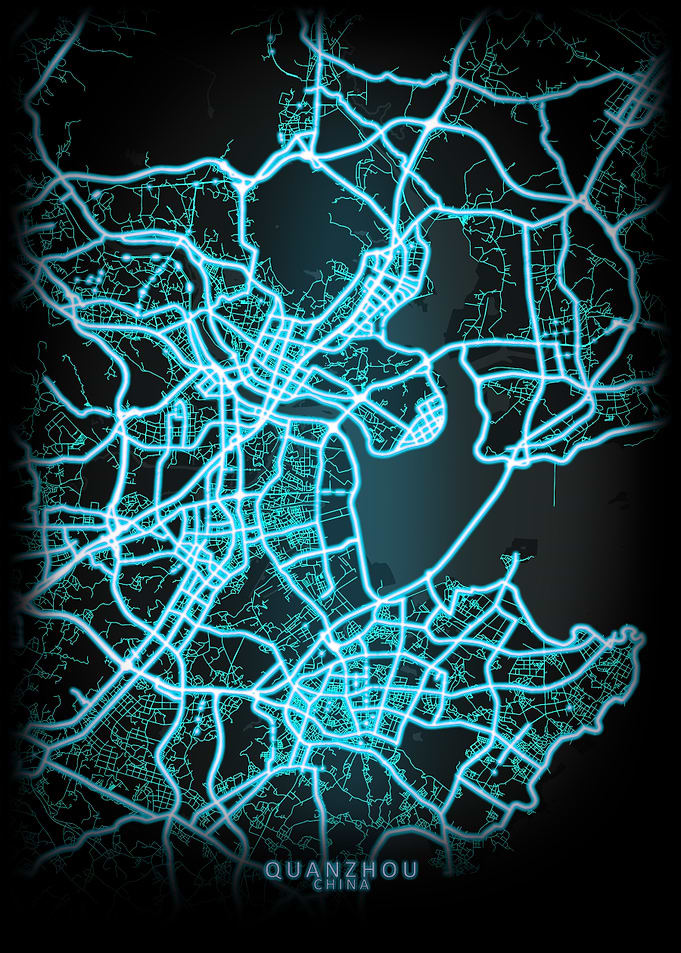 Quanzhou China City Map