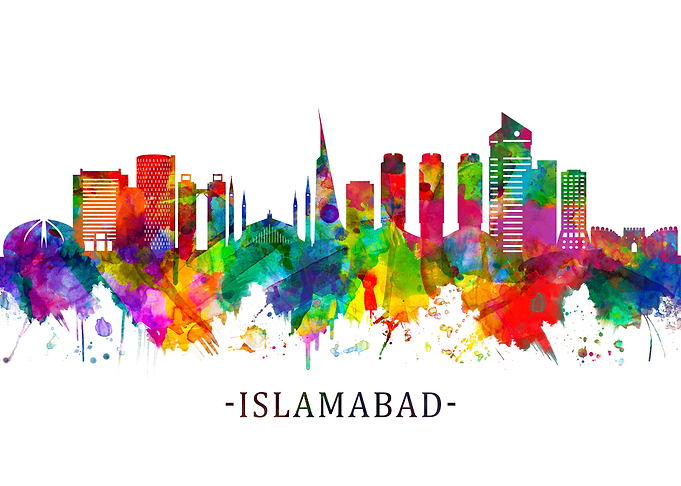 Islamabad Pakistan Skyline