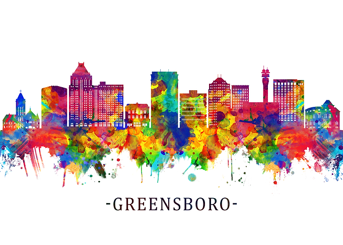 Greensboro Skyline