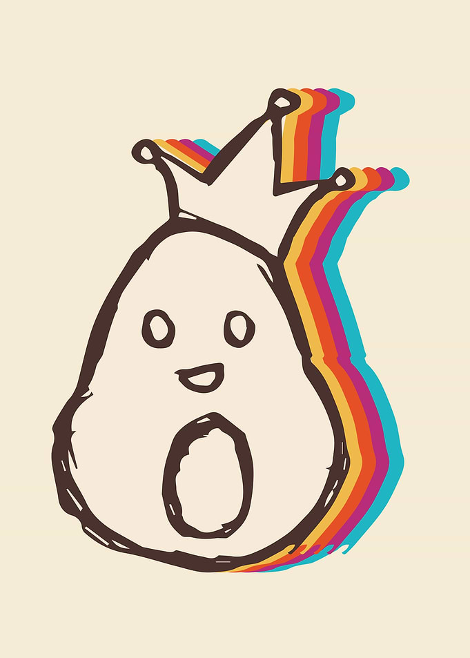 Cute Avocado Rainbow 7