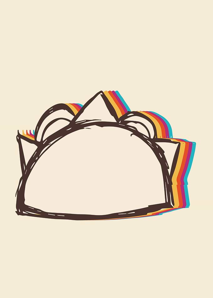 Cute Taco Rainbow 2