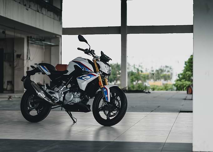 parked motorcycle