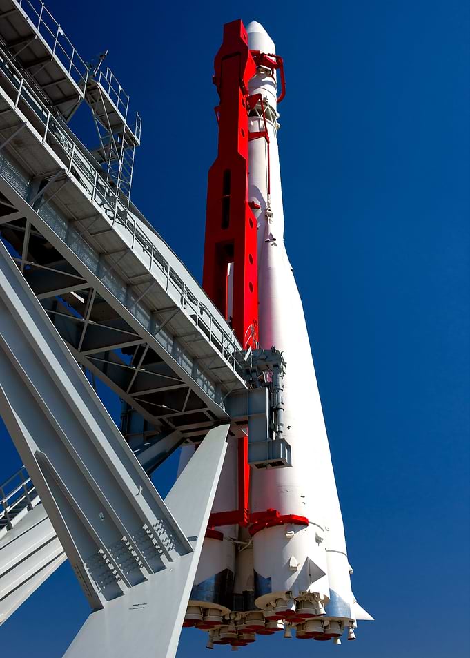 Vintage Spaceship Rocket