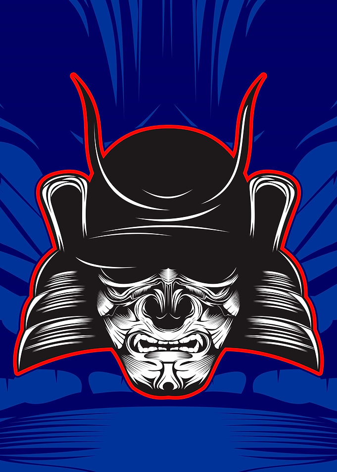 Samurai skull