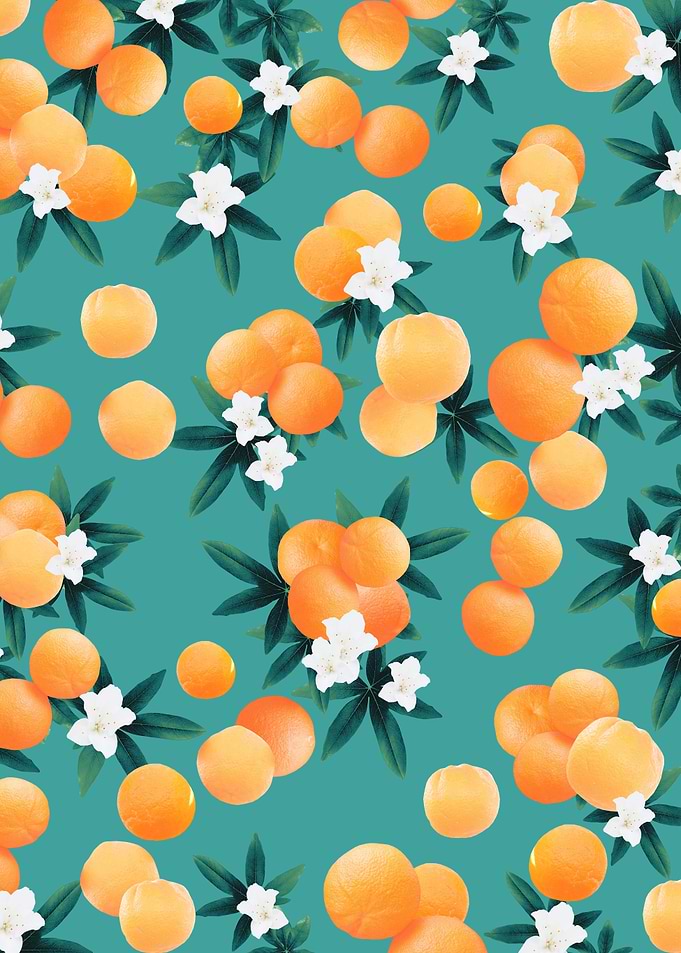 Orange Twist Flower 8