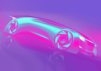 Electric purple concept
