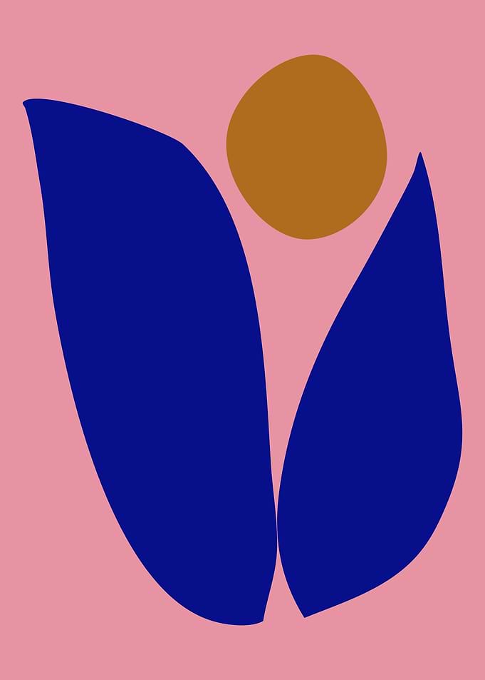 Abstract Shapes Flower