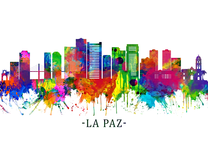 La Paz Bolivia Skyline