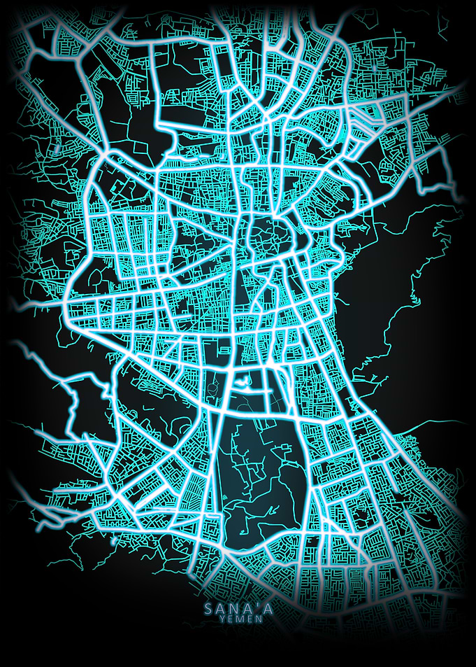 Sana a Yemen City Map