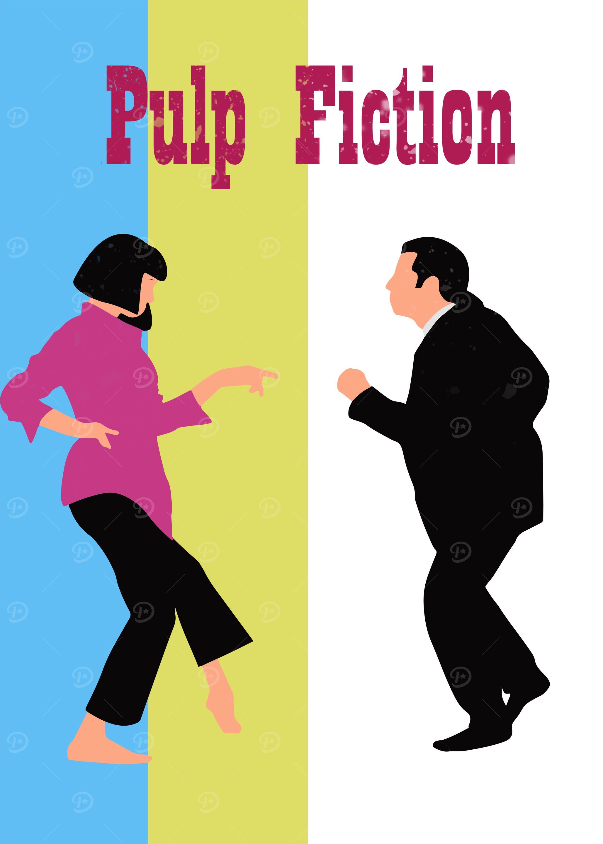 Pulp Fiction Dance color