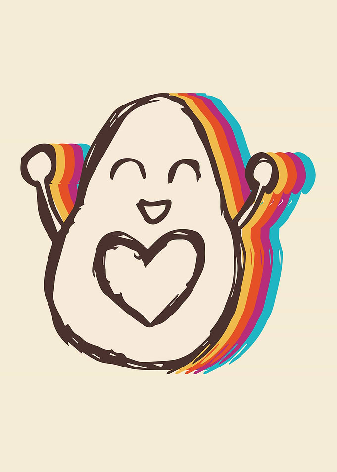 Cute Avocado Rainbow 11