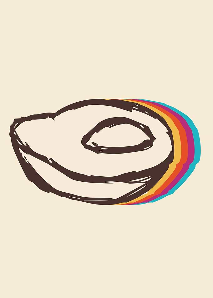 Cute Avocado Rainbow 14