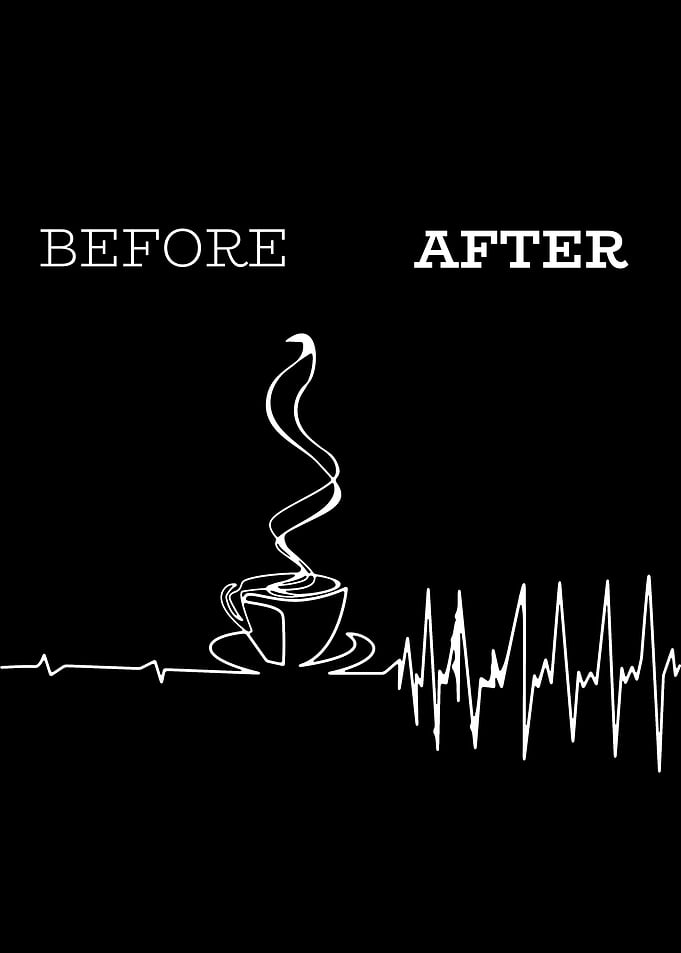 Before After Coffee