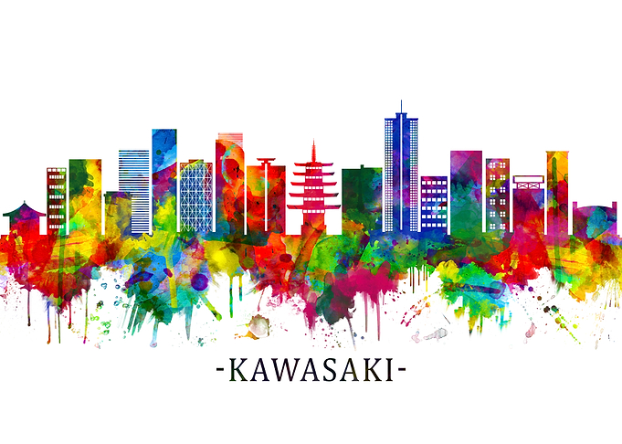 Kawasaki Japan Skyline