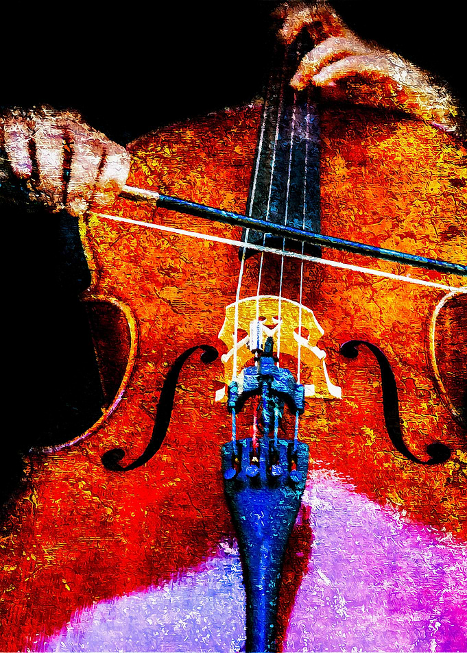 Playing Cello Music