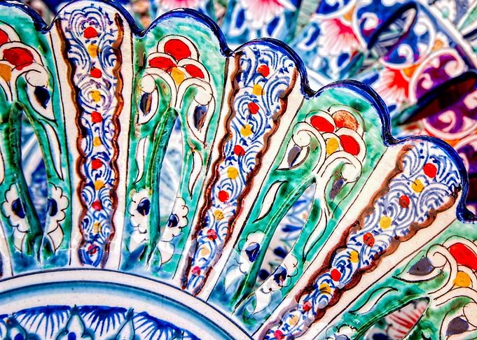 Decorated Ceramic Plates